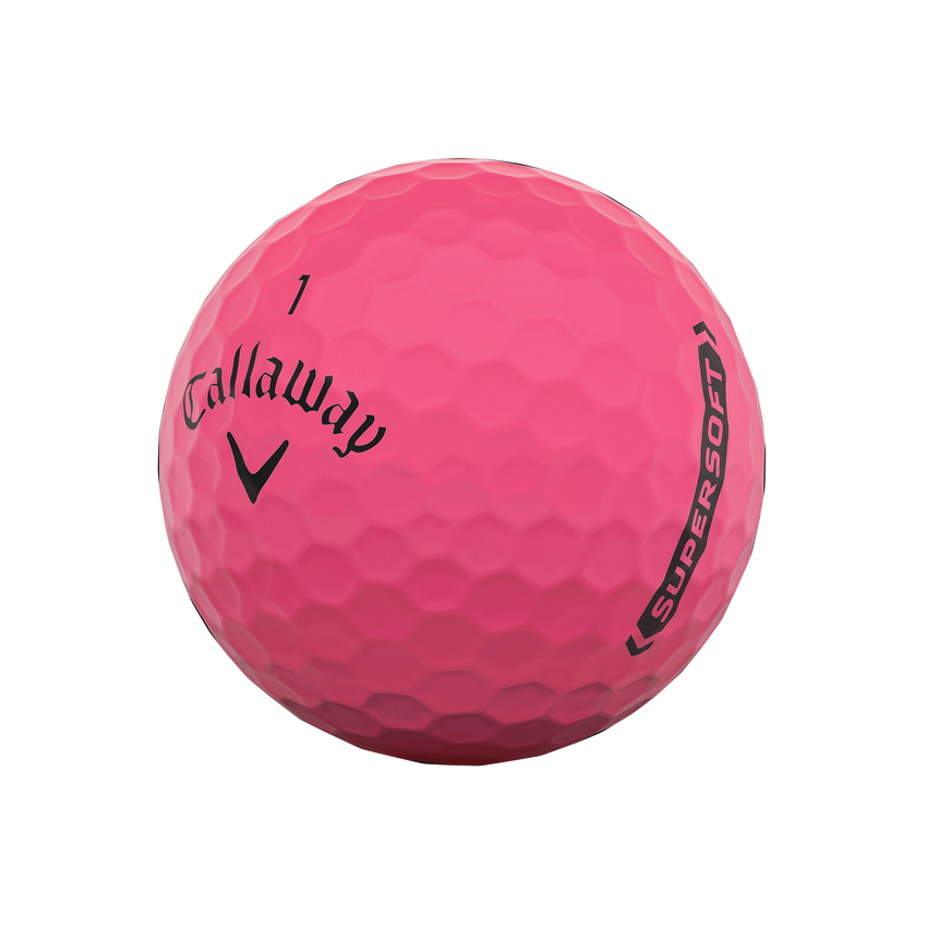 Callaway Supersoft Matte Pink Golf Balls - View 4