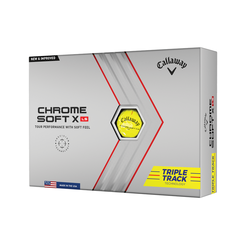Chrome Soft X LS Yellow Golf Balls - View 1