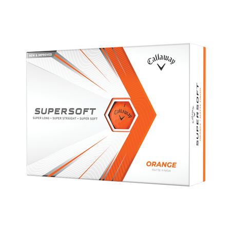 Callaway Supersoft Matte Orange Golf Balls