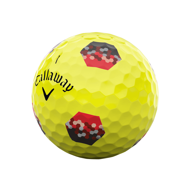 Chrome Soft TruTrack Yellow Golf Balls - View 2