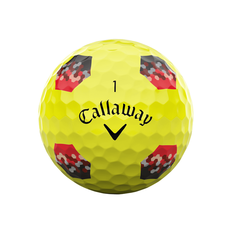 Chrome Soft TruTrack Yellow Golf Balls - View 3