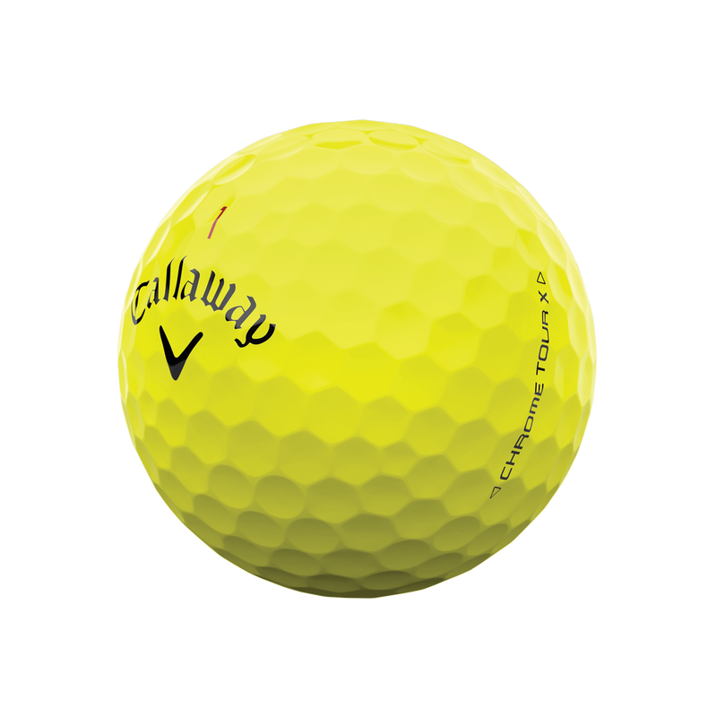 Chrome Tour X Yellow Golf Balls - View 2