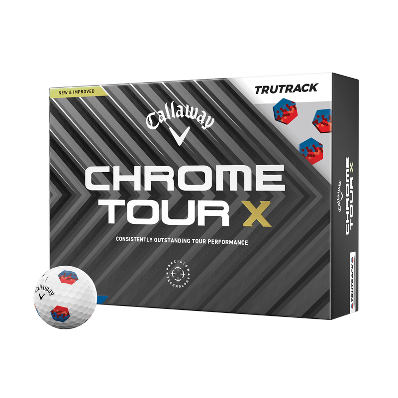 Chrome Tour X TruTrack Golf Balls - View 1