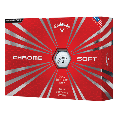 Chrome Soft Logo Golf Balls