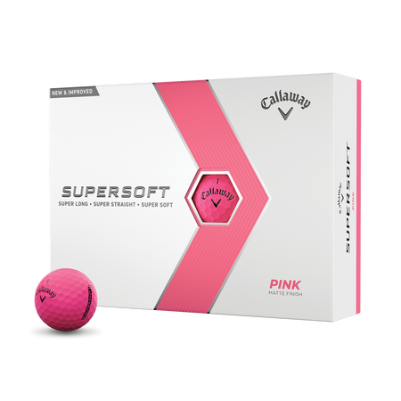 2023 Supersoft Matte Pink Golf Balls