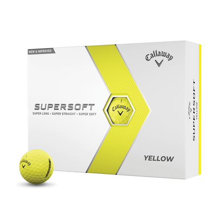 2023 Supersoft Yellow Golf Balls