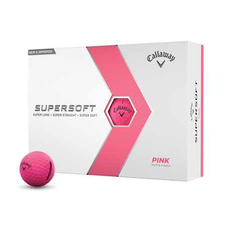 2023 Supersoft Matte Pink Golf Balls
