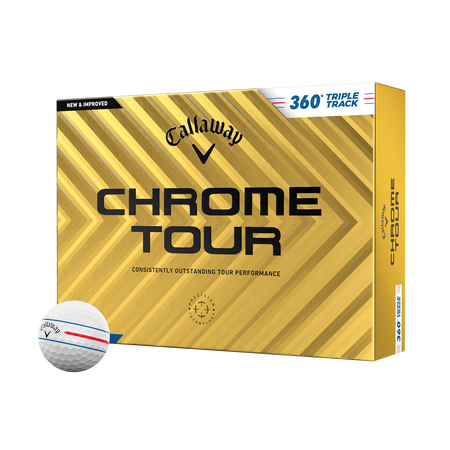 Chrome Tour 360 Triple Track Golf Balls