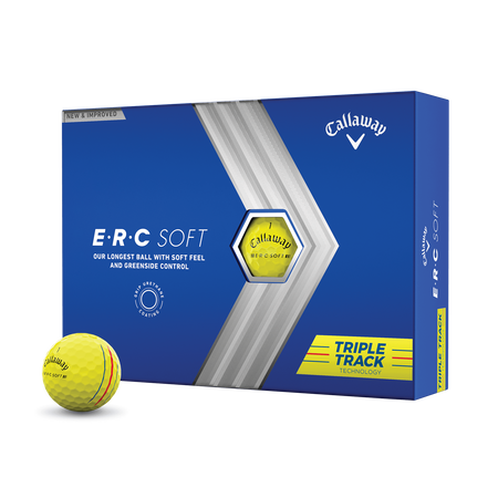 2023 E•R•C Soft Yellow Golf Balls